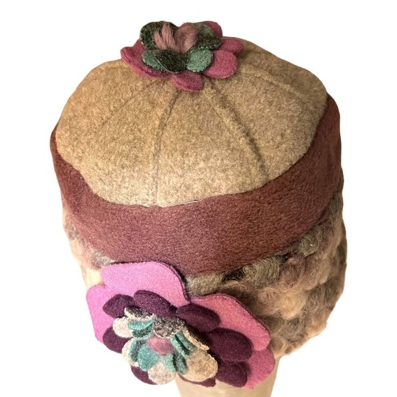 TUFF KOOKOOSHKA Vera Hat Rosewood Made in USA Size 6/12 Months - Picture 2 of 6